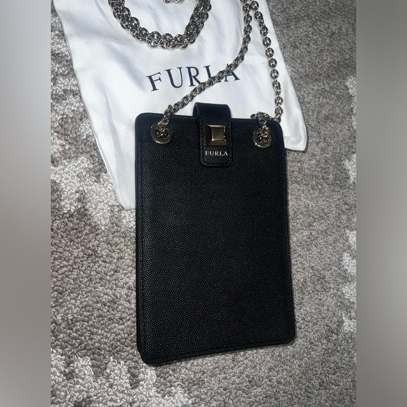 ⭐️FURLA mini crossbody Luxury Bag Like New Genuine Leather,DustBag & Bag ⭐️ - Picture 12 of 17